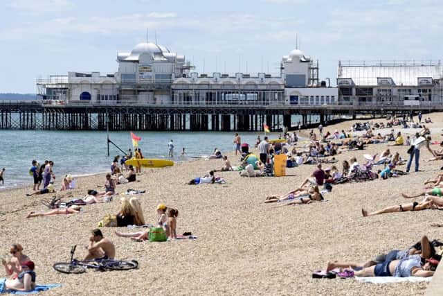 The water quality at Southsea Beach has been rated as 'excellent' by the Environment Agency Â© Solent News & Photo Agency UK