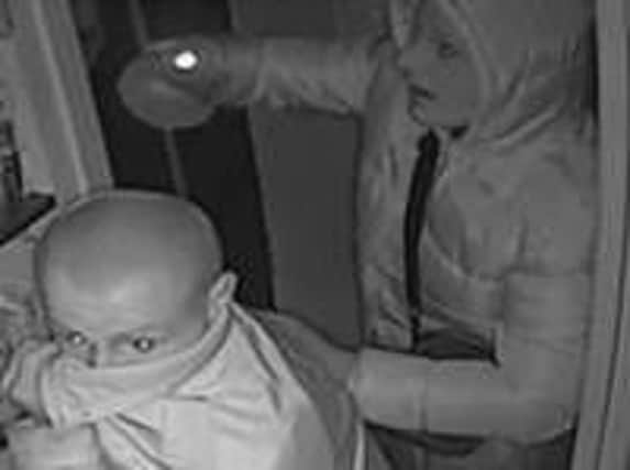 CCTV from the break-in at The Parade Tea Room