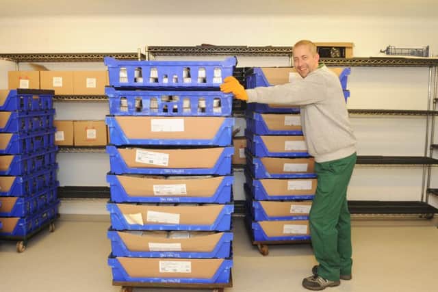 David Dugdale from Tillery Valley Foods, which delivers four times a week to Queen Alexandra Hospital Picture: Sarah Standing (161397-3996)