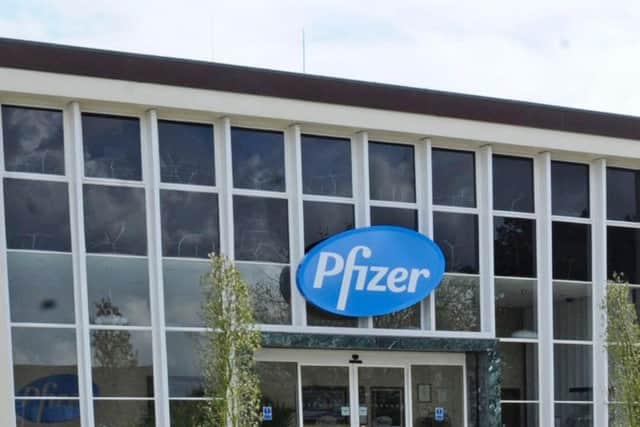 File photo of Pfizer in Havant, taken in 2012