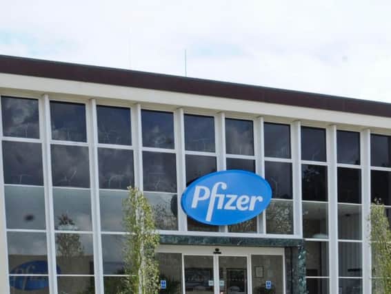 File photo of Pfizer in Havant, taken in 2012