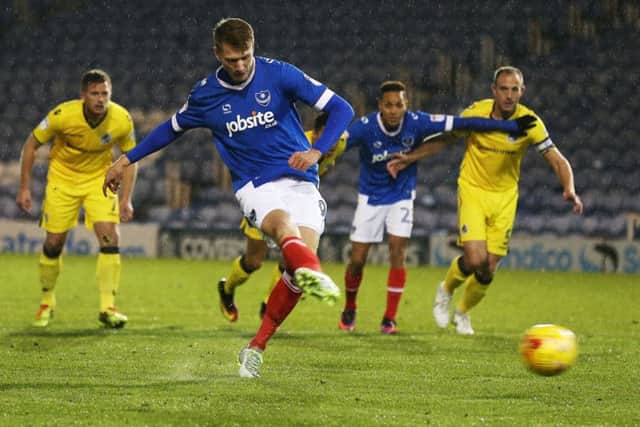 Michael Smith misses his chance from the penalty spot Picture: Joe Pepler
