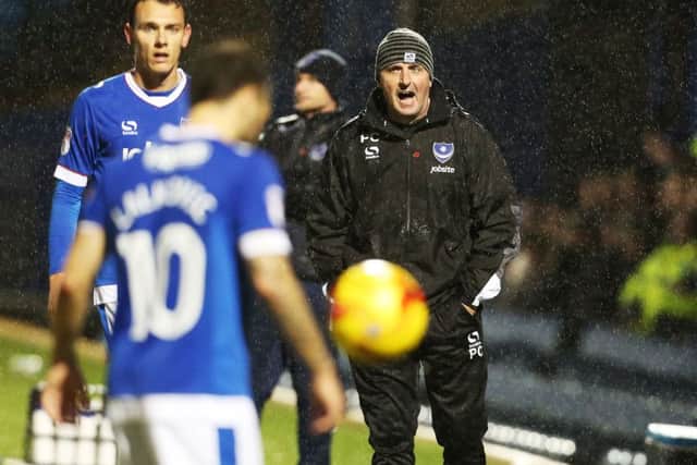 Pompey boss Paul Cook