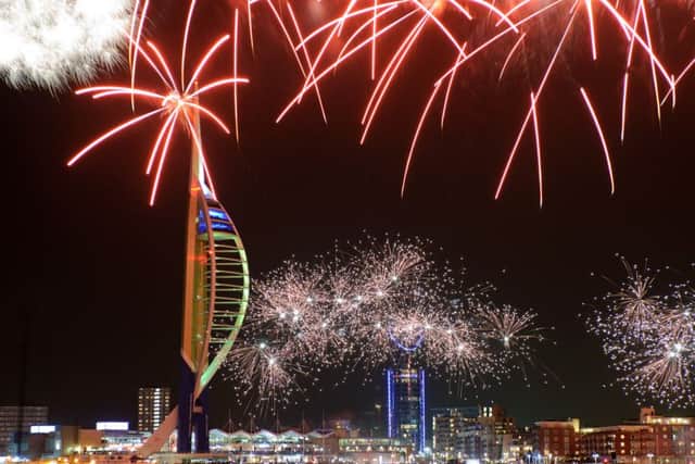 The 2015 Gunwharf fireworks display. Picture: Allan Hutchings