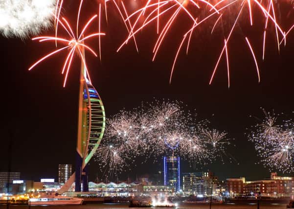 The 2015 Gunwharf fireworks display.   Picture: Allan Hutchings