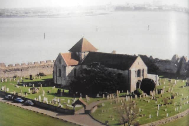 St Marys Church, Portchester, the venue of the remembrance display which starts today and runs until November 18