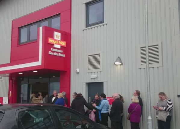Queues at Royal Mail's new Voyager Park delivery hub
