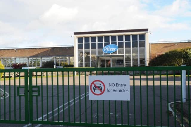 Pfizer in New Lane, Havant
Picture: Sarah Standing (161515-1496)