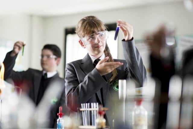 Year 8 student Abi Wheatley from Cowplain Community School made predictions for the future, including  hover cars and medical cures