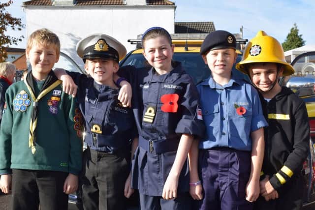 Pupils from Hazelworth Primary School in Mayfield Road, Gosport, dressed up for Heroes DayPicture: Loughlan Campbell