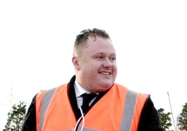 Levi Bellfield at the Chichester Gate complex where he worked as a car clamper in 2004