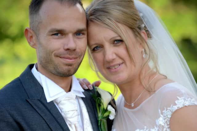 Soulmates Sarah and Andy have been together for 13 years and in that time, have shared many experiences. Picture: markrobbinsphotography.co.uk.