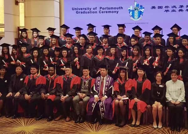 The University of Portsmouth's Hong Kong graduation ceremony