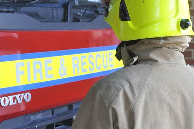 Firefighters have been sent to Park Road, in Gosport, to help a trapped horse