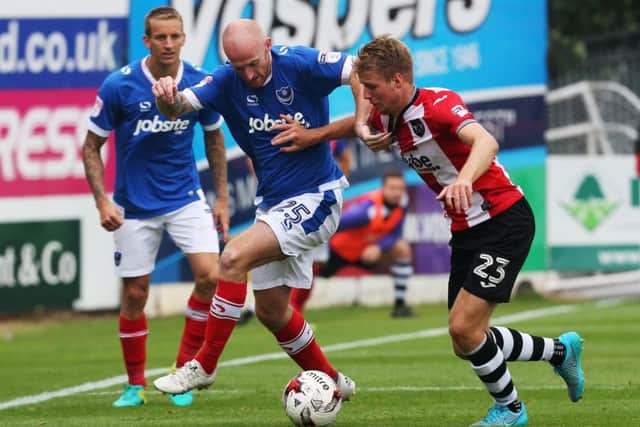 Pompey right-back Drew Talbot Picture: Joe Pepler