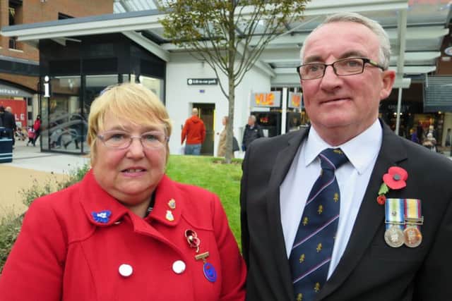 Louise and Chris Purcell, who run Portsmouth Poppy Appeal