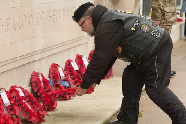 Remembrance Service held at the RN Memorial on Southsea Seafront last year