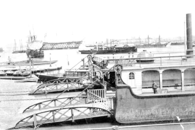 VICTORIA The first floating bridge