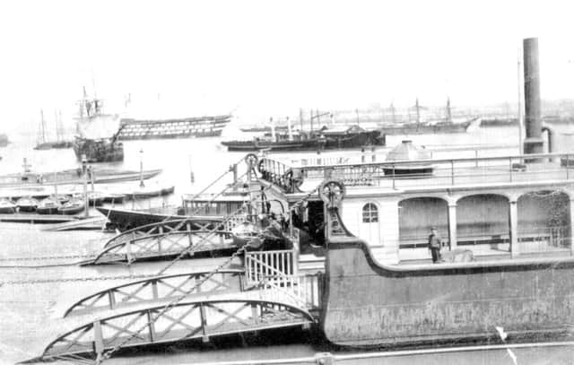 VICTORIA The first floating bridge