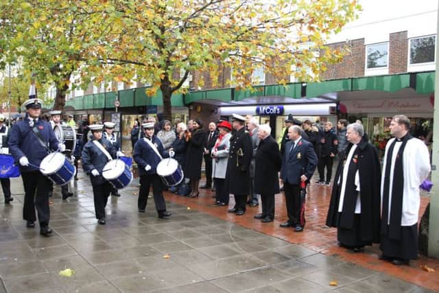 Parade held in Portchester to mark Remberance Day. Picture submitted by Dave Mockford. PPP-161211-164934001
