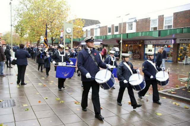 Parade held in Portchester to mark Remberance Day. Picture submitted by Dave Mockford. PPP-161211-164944001