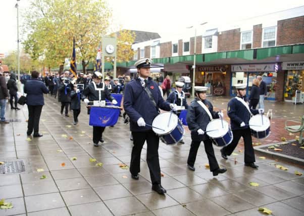 Parade held in Portchester to mark Remberance Day. Picture submitted by Dave Mockford. PPP-161211-164944001