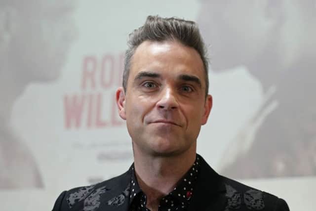 Robbie Williams 
Picture: Yui Mok/PA Photos.