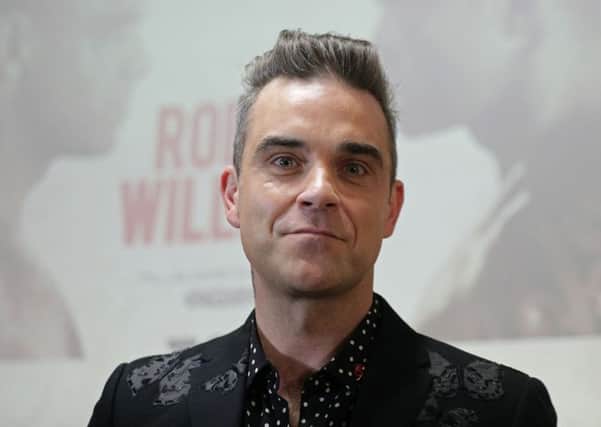 Robbie Williams 
Picture: Yui Mok/PA Photos.