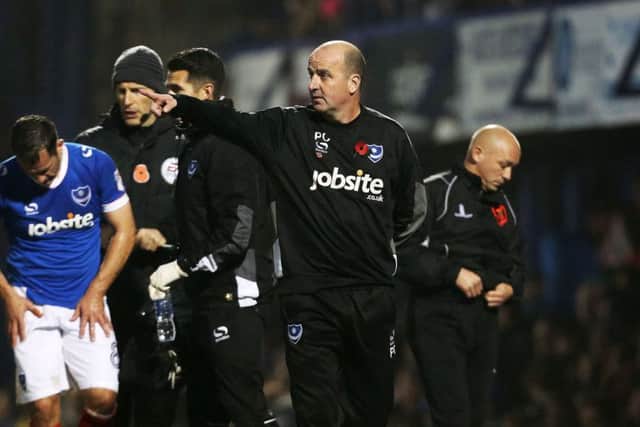 Pompey boss Paul Cook Picture: Joe Pepler