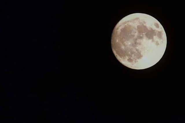Suz Gardenier took this picture of the 'supermoon' over Portsmouth last night