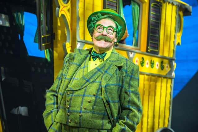 Rufus Hound as Mr Toad in The Wind in the Willows