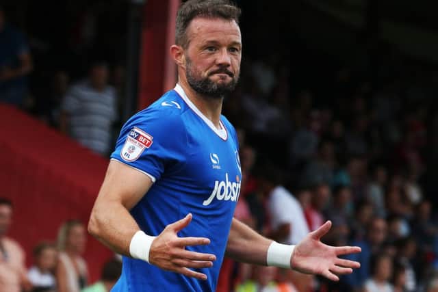 Pompey striker Noel Hunt Picture: Joe Pepler