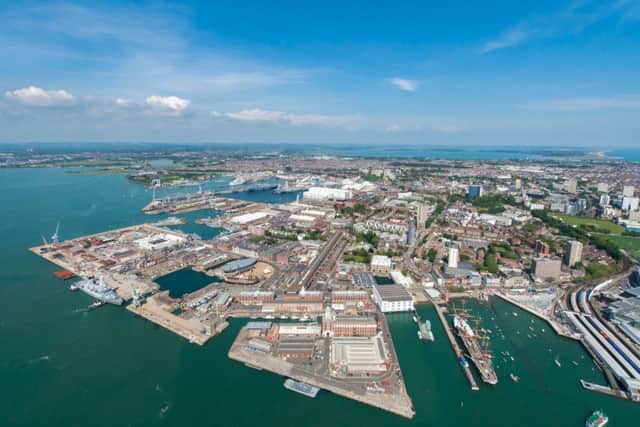 Portsmouth Historic Dockyard and HM Naval Base Portsmouth.
Picture: Shaun Roster