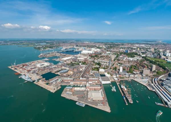 Portsmouth Historic Dockyard and HM Naval Base Portsmouth.
Picture: Shaun Roster