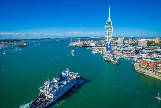 A Wightlink ferry pulling into Portsmouth harbour  Picture: Ryan Atfield Photography