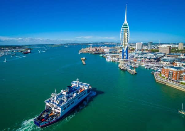 A Wightlink ferry pulling into Portsmouth harbour  Picture: Ryan Atfield Photography