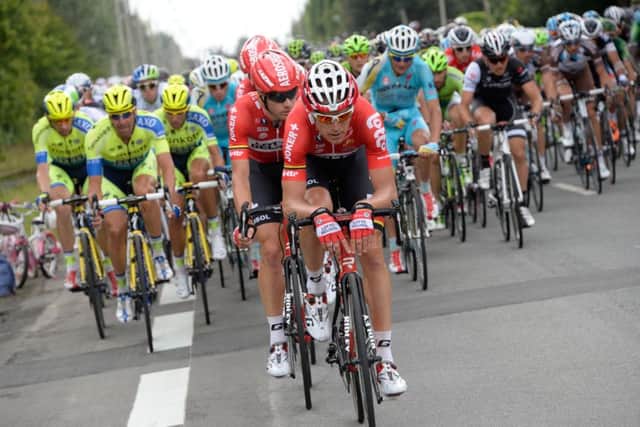 Riders in the Tour de France