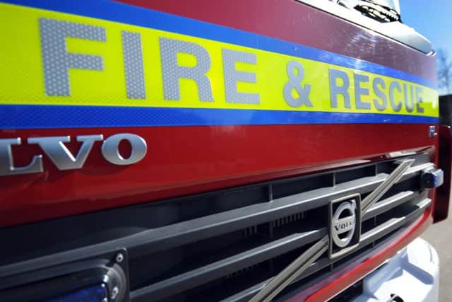 Firefighters were called to help with the incident
