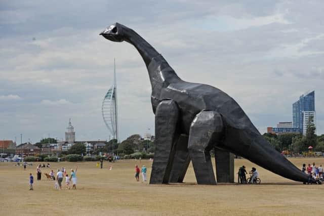 The dinosaur on Southsea Common - Picture: Malcolm Wells