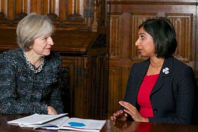 Suella Fernandes, Fareham's MP, meets with prime minister Theresa May