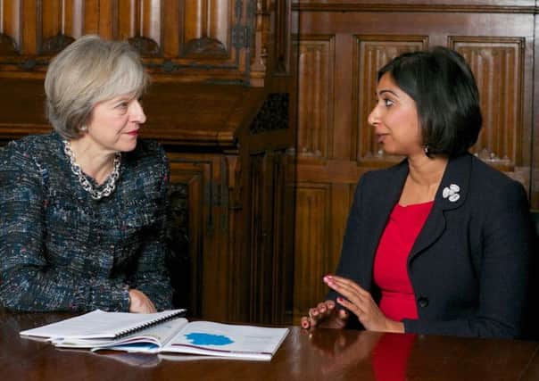 Suella Fernandes, Fareham's MP, meets with prime minister Theresa May
