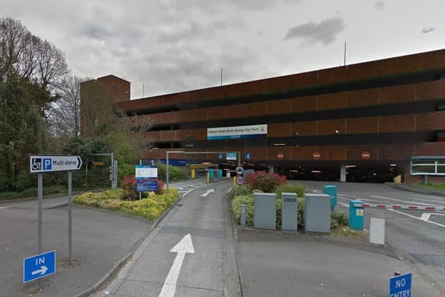 The multi-storey car park in Osborn Road, Fareham (picture from Google) PPP-161116-134403001
