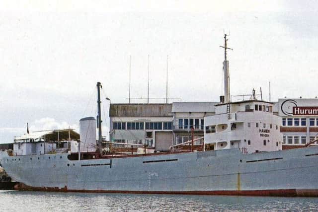 ... and here she is in Norway, today renamed MV Hamen. Picture: Trygve Eriksen.