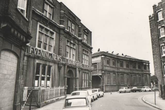 The former Evening News head office in Stanhope Road, Landport, Portsmouth.