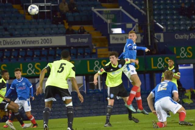 Action from Pompey Academy v Metropolitan Police
Picture: Colin Farmery