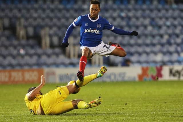 Pompey take on Bristol Rovers in the Checkatrade Trophy. Picture: Joe Pepler