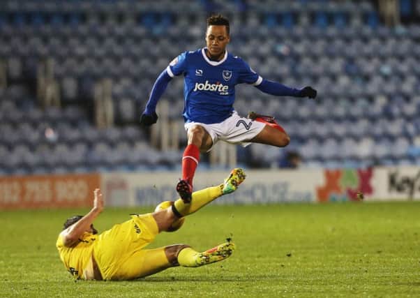 Pompey take on Bristol Rovers in the Checkatrade Trophy. Picture: Joe Pepler