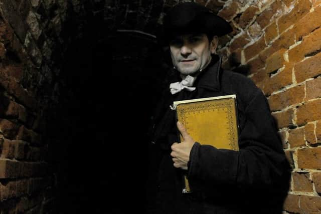 26/10/2015 (EP) cover story
Dark Ecounters held a Ghost Walk at Southsea Castle on Monday evening.
Picture: Sarah Standing (151820-7962) PPP-151028-152006001