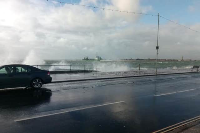 Southsea seafront at lunchtime today