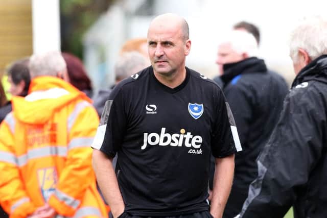 Pompey boss Paul Cook Picture: Joe Pepler